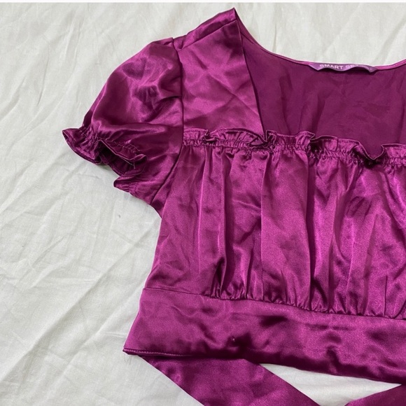 Vintage Silk Crop Top - Picture 3 of 7